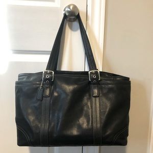 Coach Extra Large Executive Work Black Tote